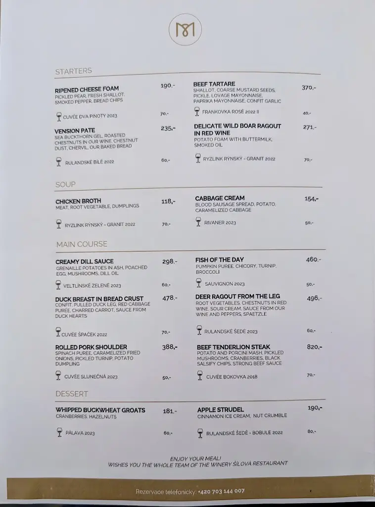 Menu_Šílová Winery Mikulov_Mikulov_image_3