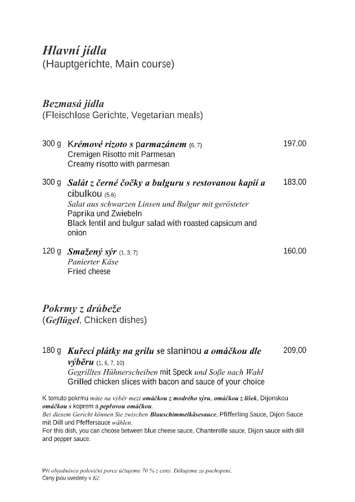 Menu_Bowling sport centrum Mikulov - Pizzeria - Restaurant_Mikulov_immagine_3