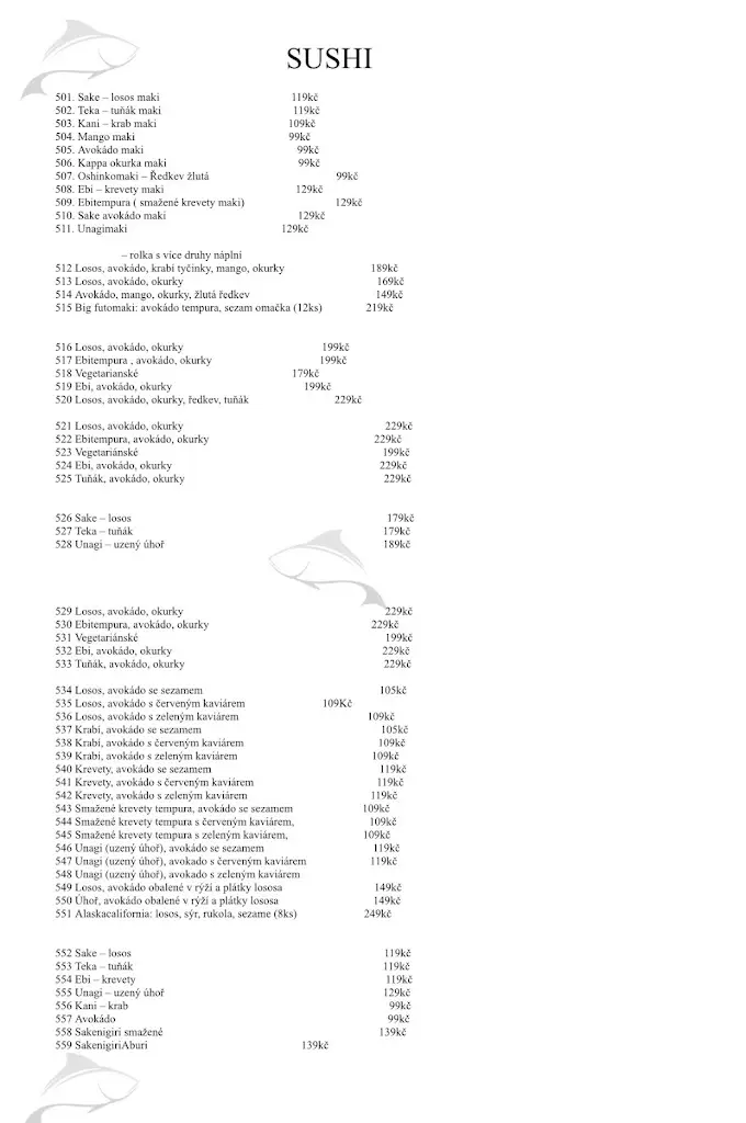 Menu_Fansipan asian cuisine & sushi_Mokrá Hora_immagine_3
