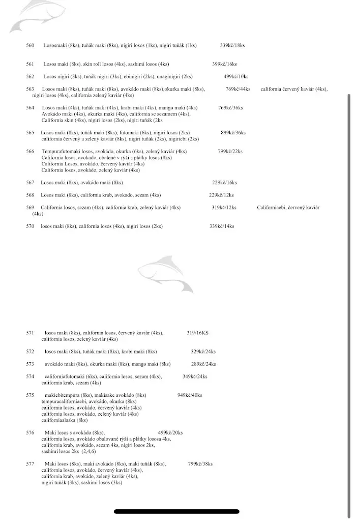 Menu_Fansipan asian cuisine & sushi_Mokrá Hora_immagine_4