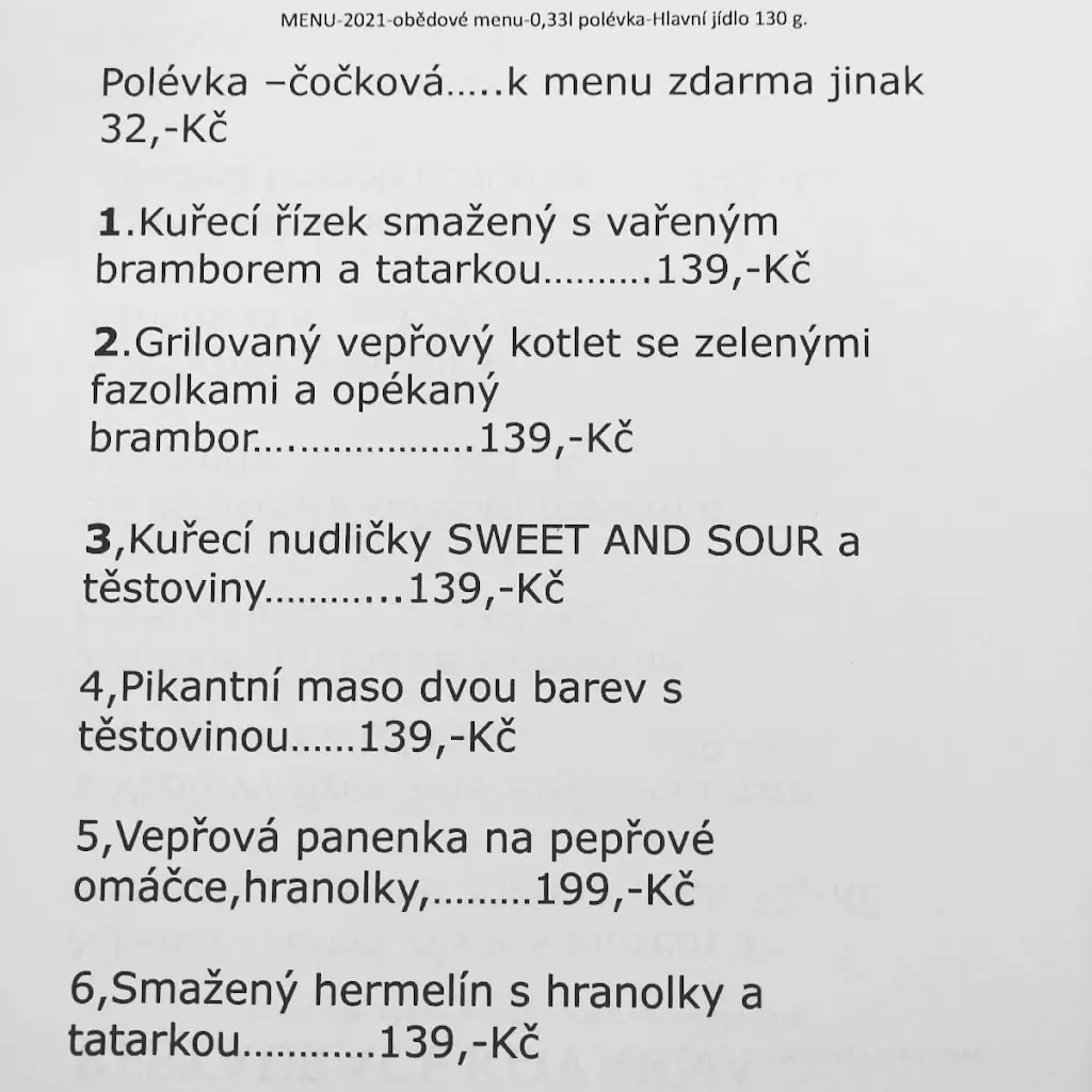 Menu_Restaurace Kovárna_Moravský Písek_image_3
