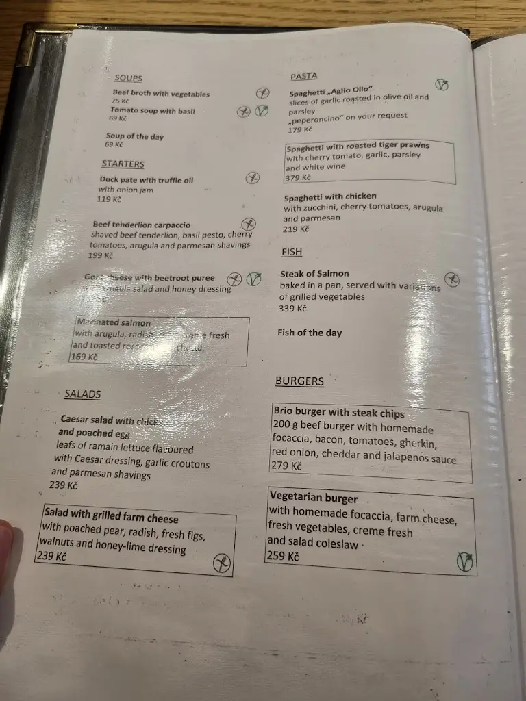 Menu_BRIO Restaurant_České Budějovice_image_4