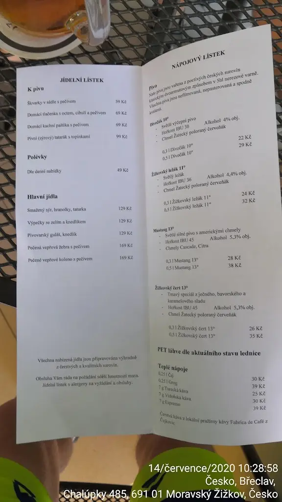 Menu_Pivovar Moravský Žižkov_Moravský Žižkov_image_2