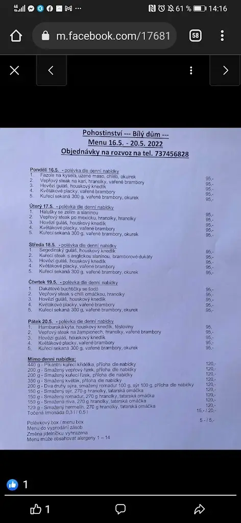 Menu_Restaurace u Viktora_Moravský Krumlov_image_1