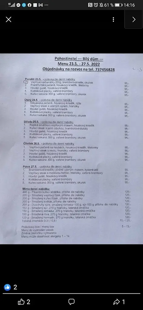 Menu_Restaurace u Viktora_Moravský Krumlov_image_3