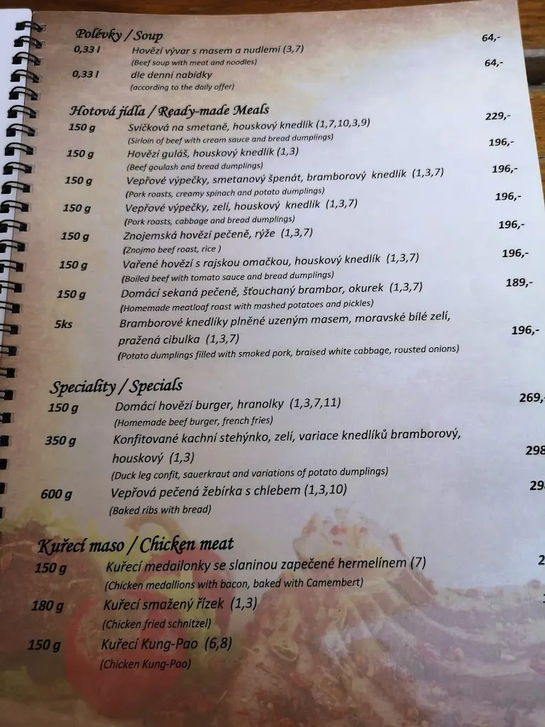 Menu_Restaurace pod Pernštejnem_Nedvědice_image_4
