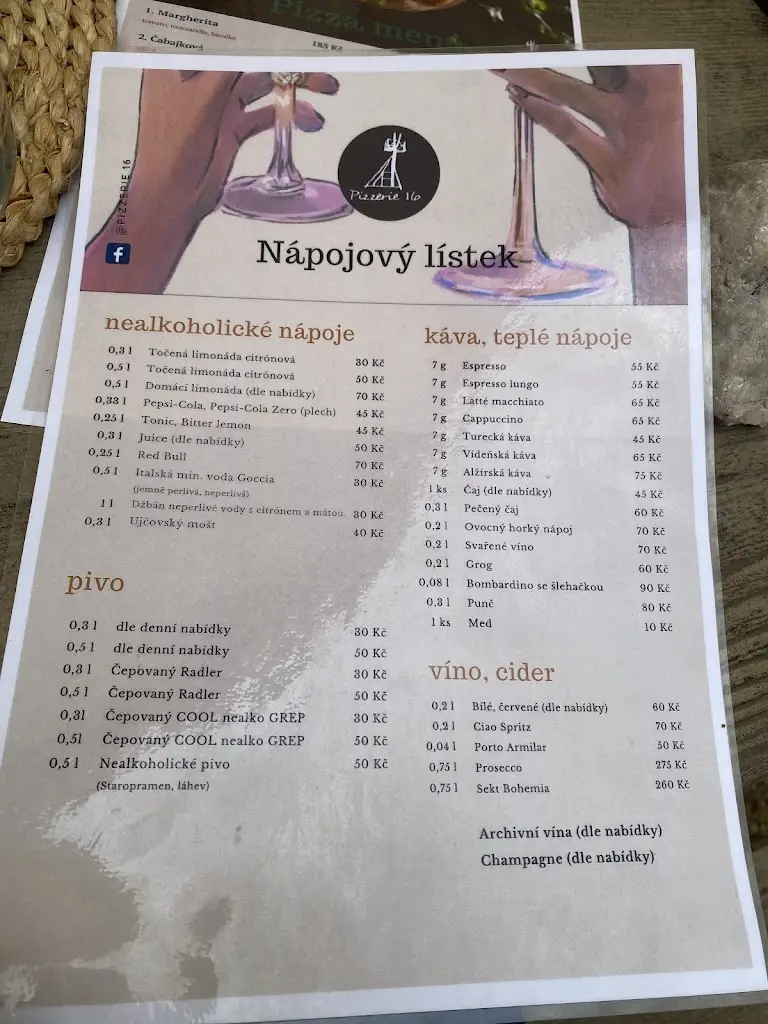 Menu_Pizzerie 16_Nedvědice_image_1