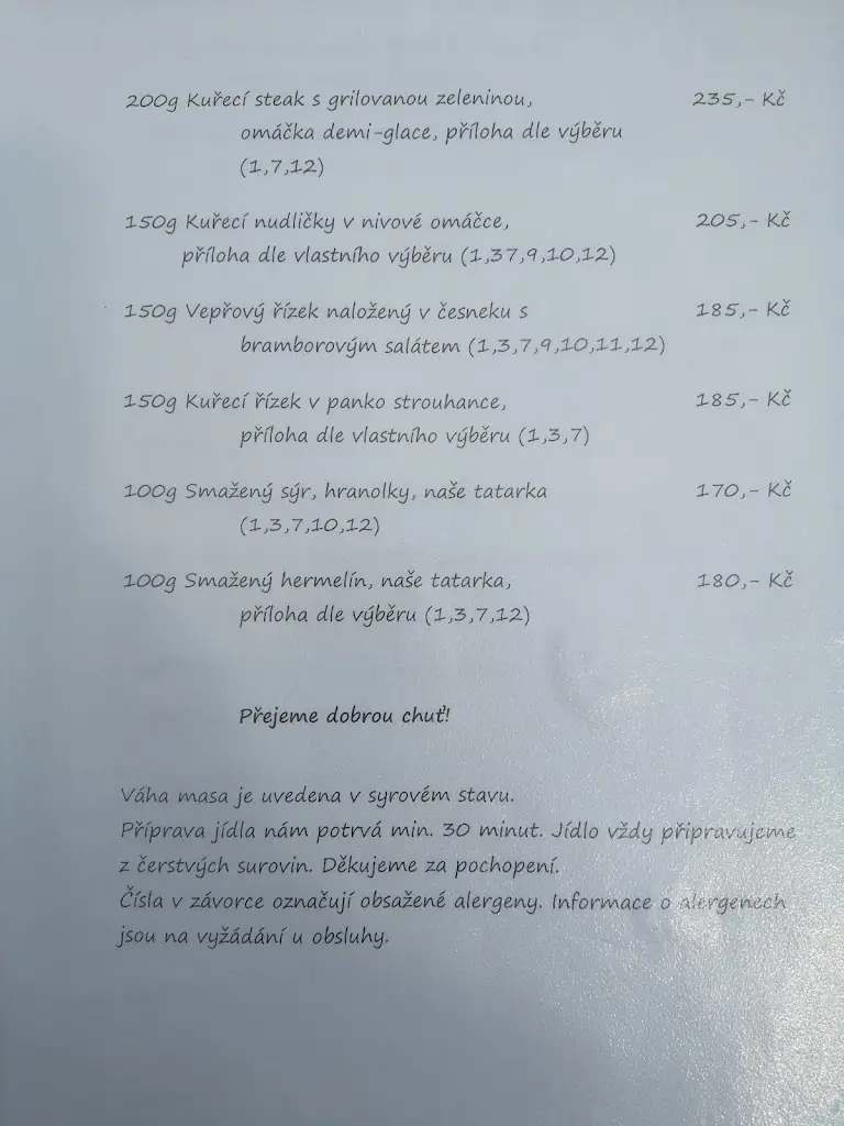 Menu_Motorest Na Hájence_Nesovice_image_1