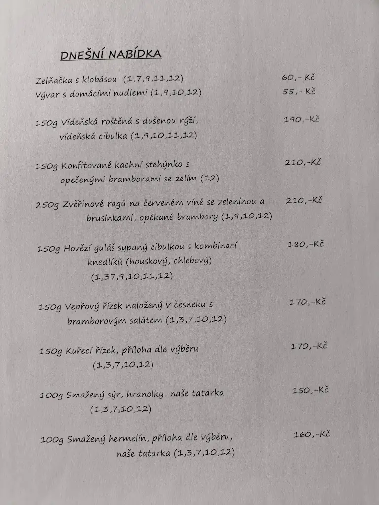 Menu_Motorest Na Hájence_Nesovice_image_3