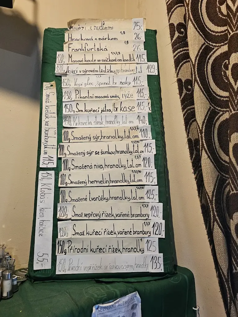 Menu_Pohostinství u mostu_Nosislav_immagine_1