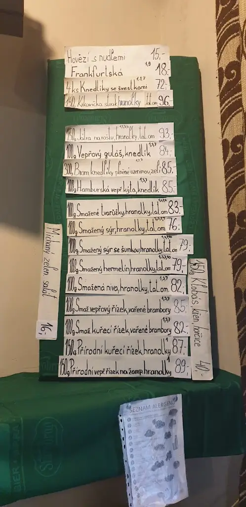 Menu_Pohostinství u mostu_Nosislav_immagine_3