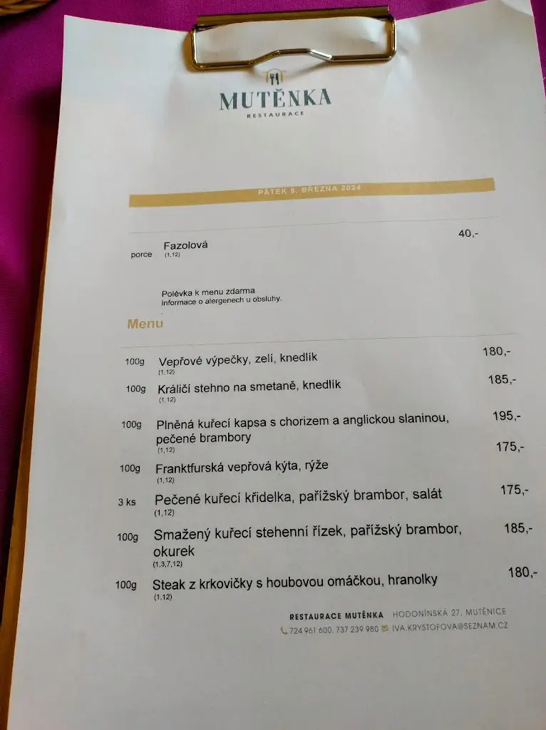 Menu_Restaurace Mutěnka_Mutěnice_image_1