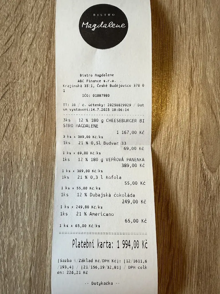 Matt Conquer_Bistro Magdalene_České Budějovice_review