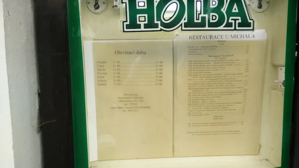 Menu_Restaurace a galerie u Michala_Olbramovice_image_1