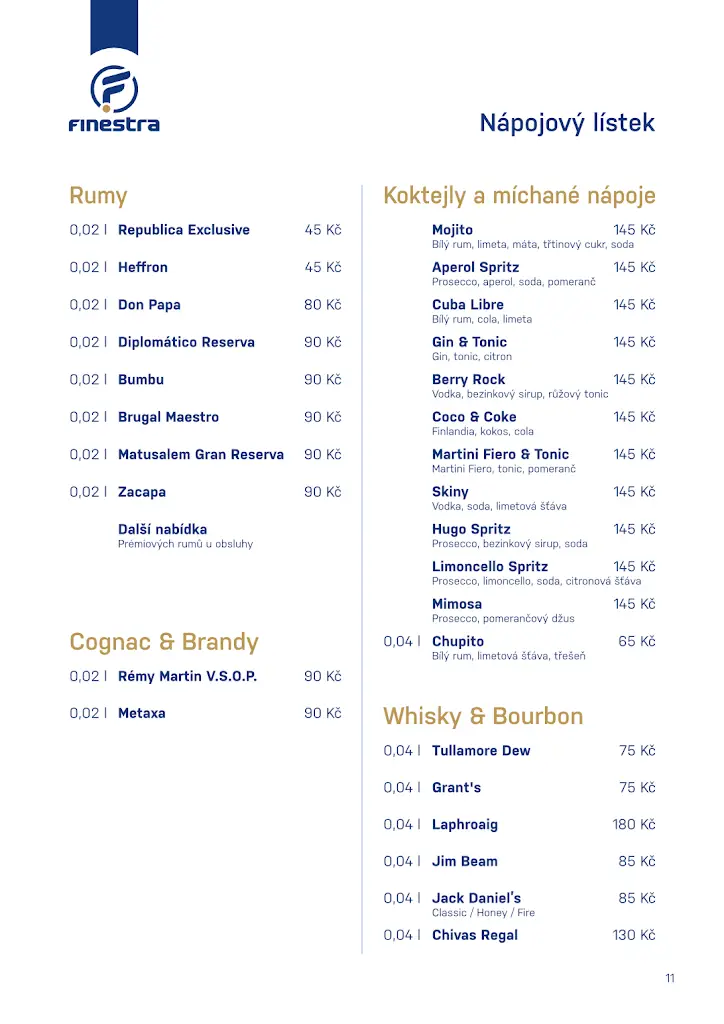 Menu_Finestra restaurant_Okres Vyškov_image_3