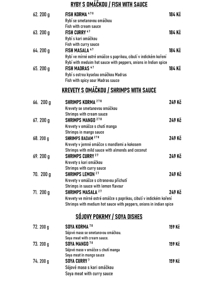 Menu_Nepálská a Indická Restaurace Manaslu_Okres Vyškov_image_3