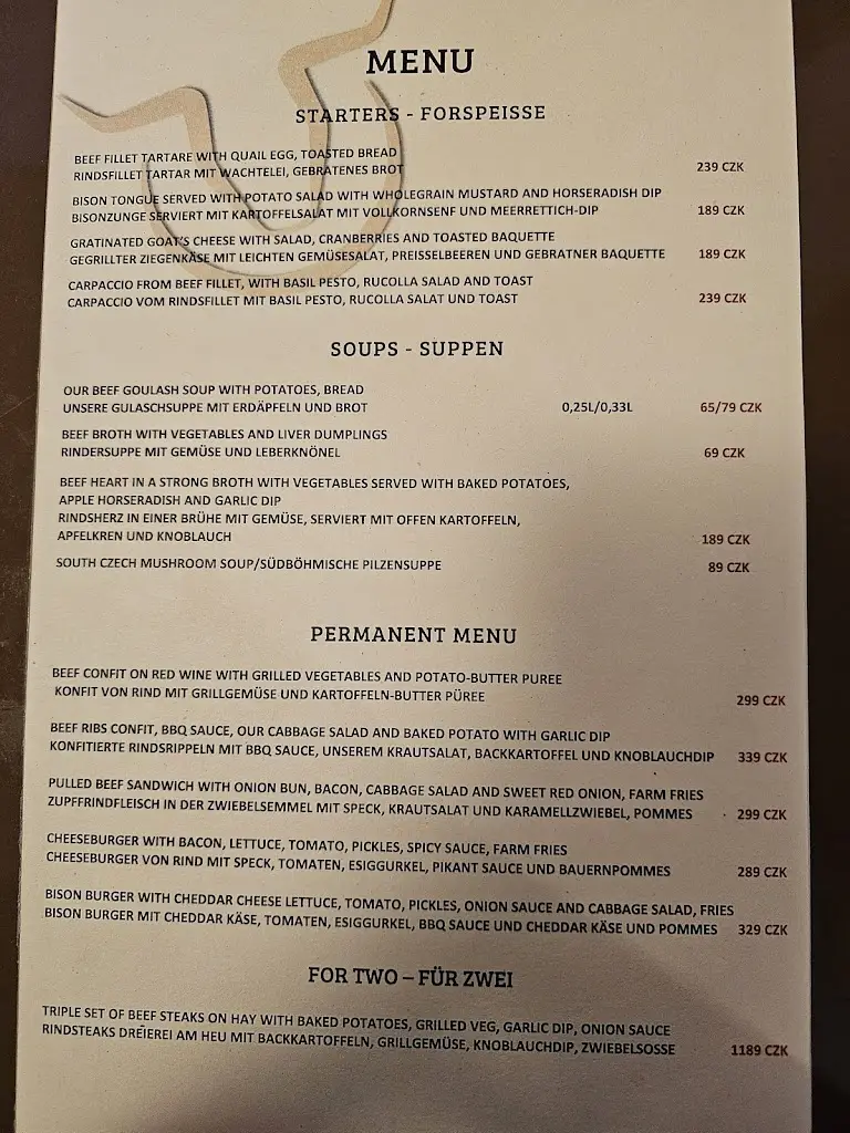 Menu_Restaurace Naše Farma_České Budějovice_immagine_2