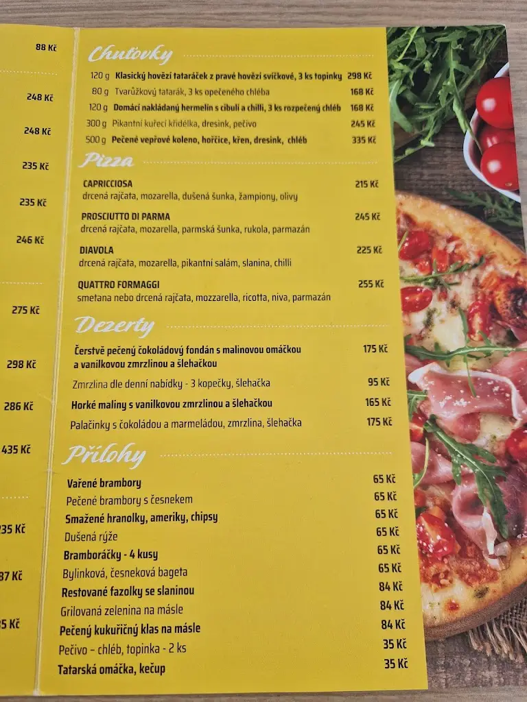 Menu_Restaurant Arena_Okres Vyškov_immagine_2