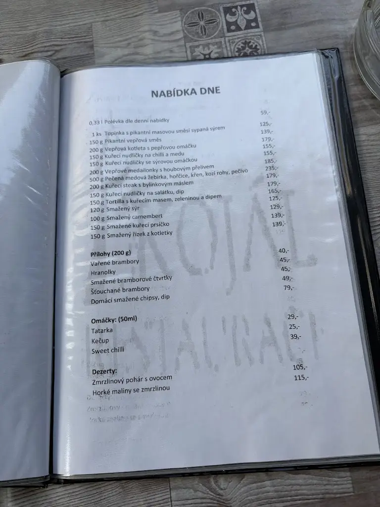Menu_Restaurace Kojál_Okres Vyškov_image_1