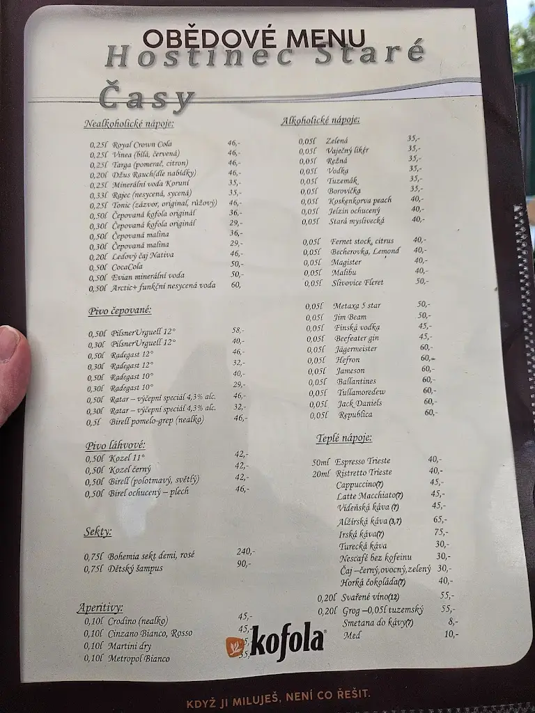 Menu_Hostinec Staré časy_Ostrov u Macochy_image_1