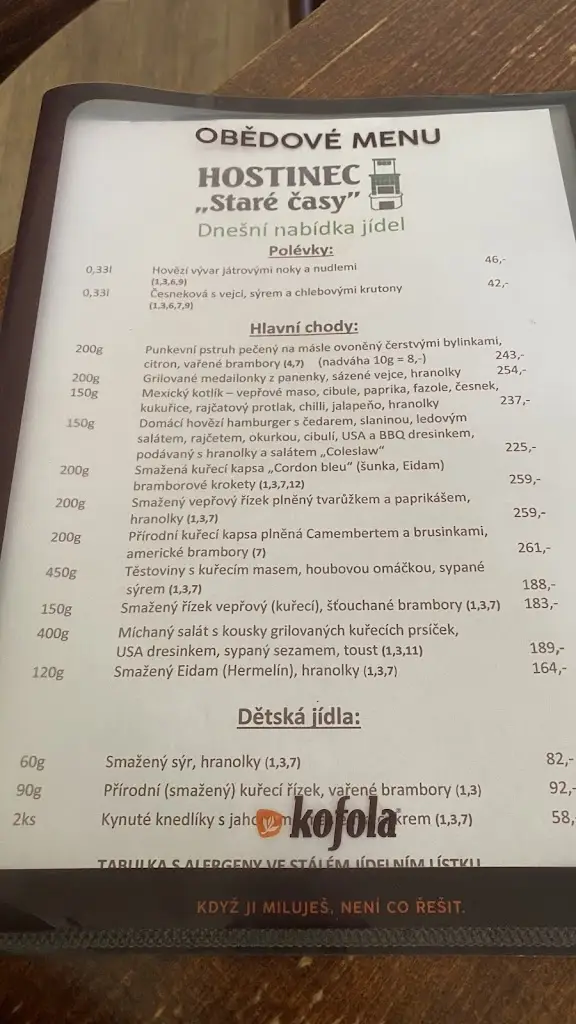 Menu_Hostinec Staré časy_Ostrov u Macochy_image_3