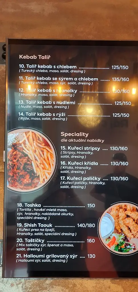 Menu_Ráj chutí Kebab_Oslavany_image_4