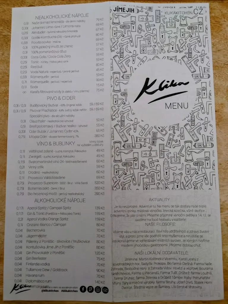 Menu_Klika Kitchen & Coffee_České Budějovice_image_3