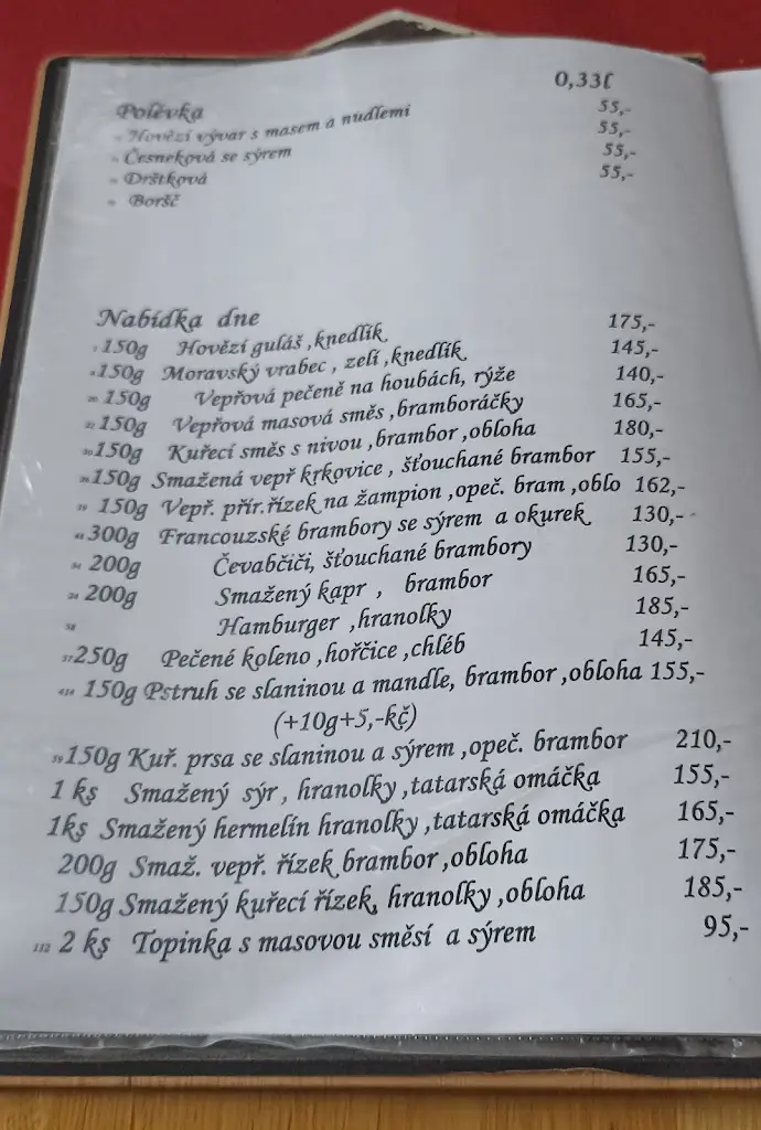 Menu_Restaurace U Stehlíků_Pohořelice_image_2