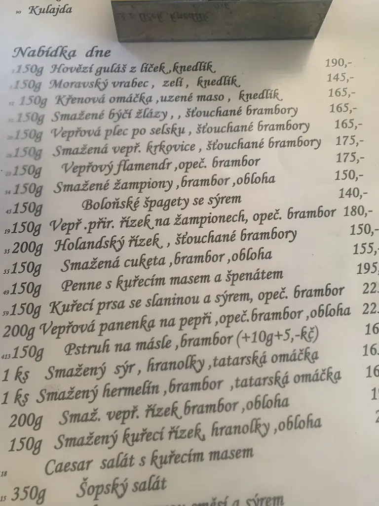 Menu_Restaurace U Stehlíků_Pohořelice_image_4