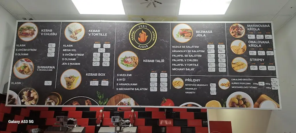 Menu_Kebab Erbil Tišnov_Předklášteří_image_1
