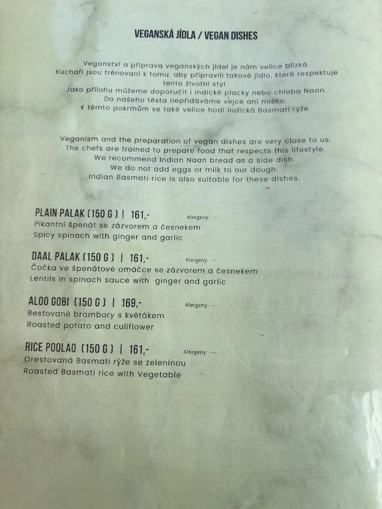 Menu_Indian Restaurant Tandoor_České Budějovice_image_2