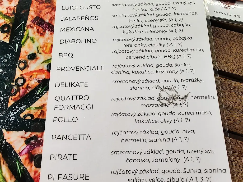 Menu_Pleasure PUB_Rajhrad_image_1