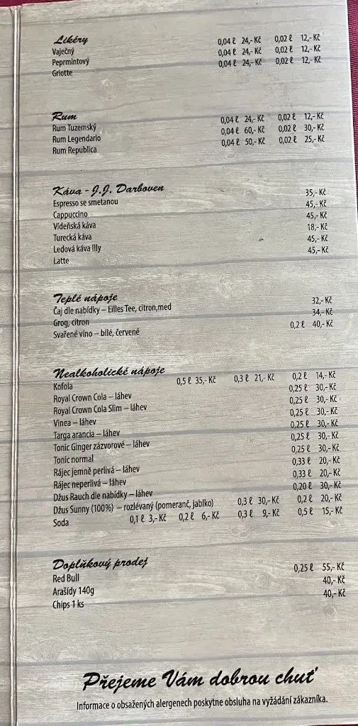 Menu_Hostinec Na Zahrádce České Budějovice_České Budějovice_image_3
