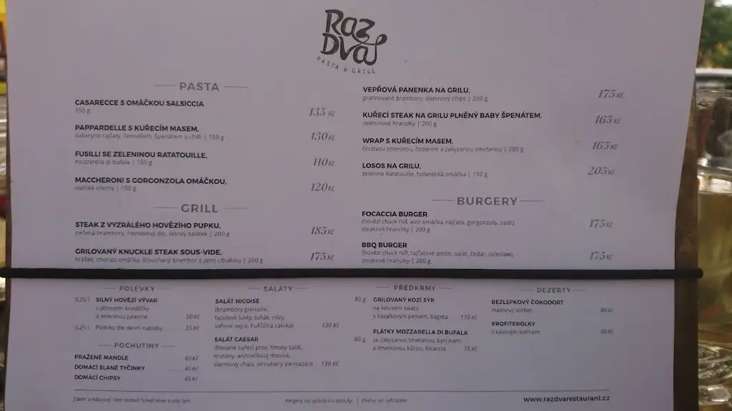 Menu_Raz Dva_Rosice_immagine_4