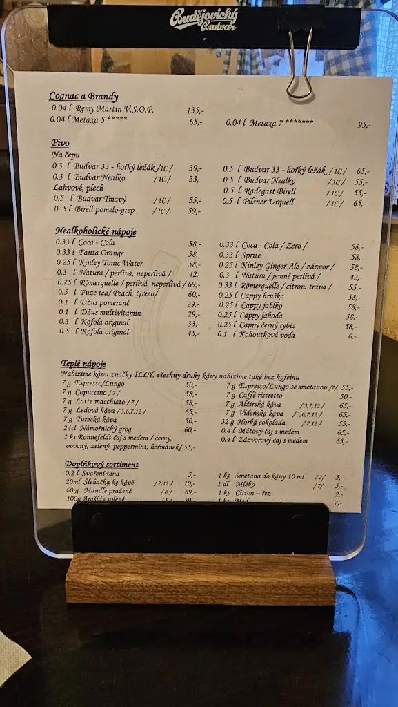 Menu_Motorest Bonaparte_Rousínov_image_3