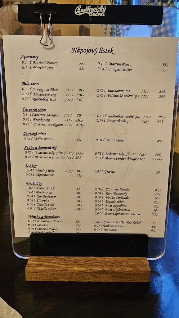 Menu_Motorest Bonaparte_Rousínov_image_4