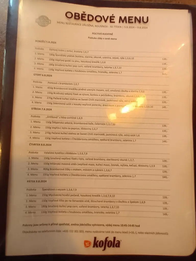 Menu_Restaurace Záložna_Rousínov_image_1