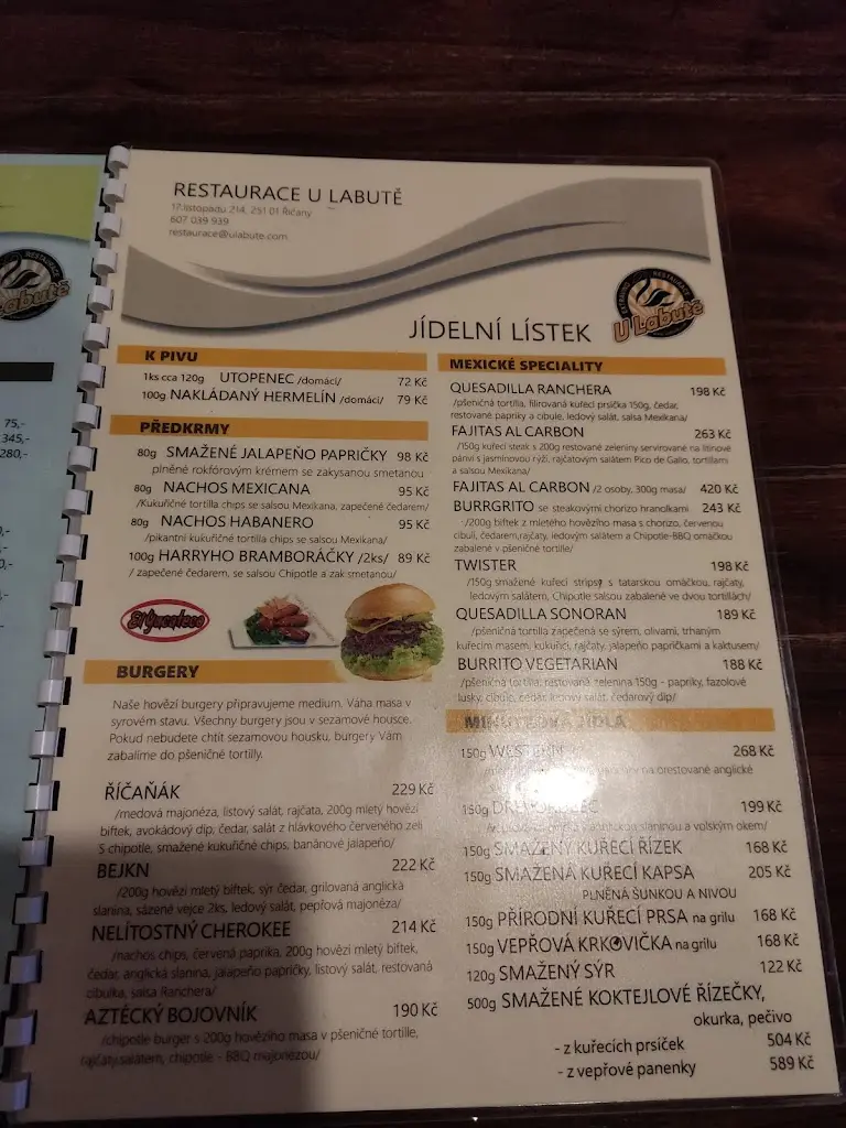 Menu_Restaurace U labutě_Říčany_image_2