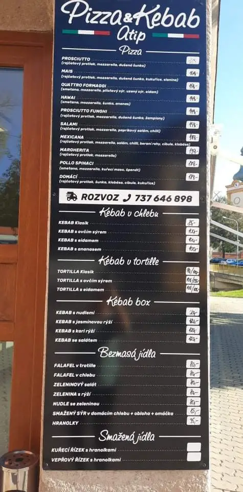 Menu_Kebab a Pizza Atip_Šlapanice_image_1