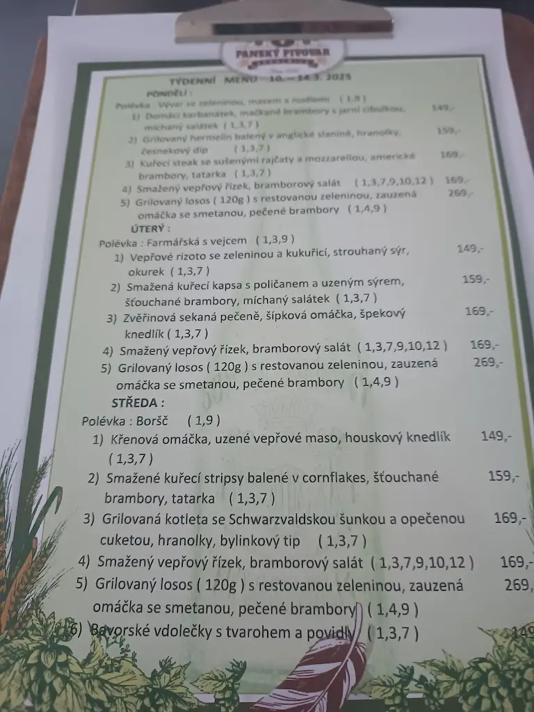 Menu_Brewery Sokolnice_Sokolnice_image_3