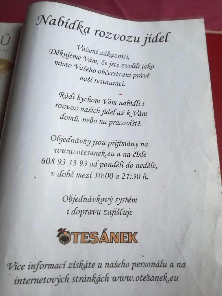 Menu_Gateway of India_České Budějovice_image_1