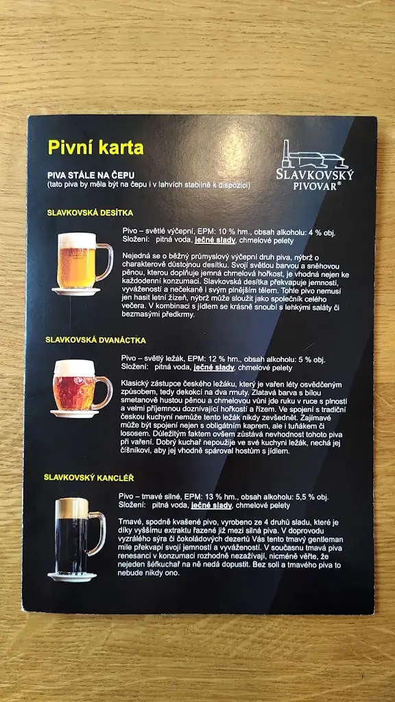 Menu_Slavkovský pivovar_Slavkov u Brna_image_2