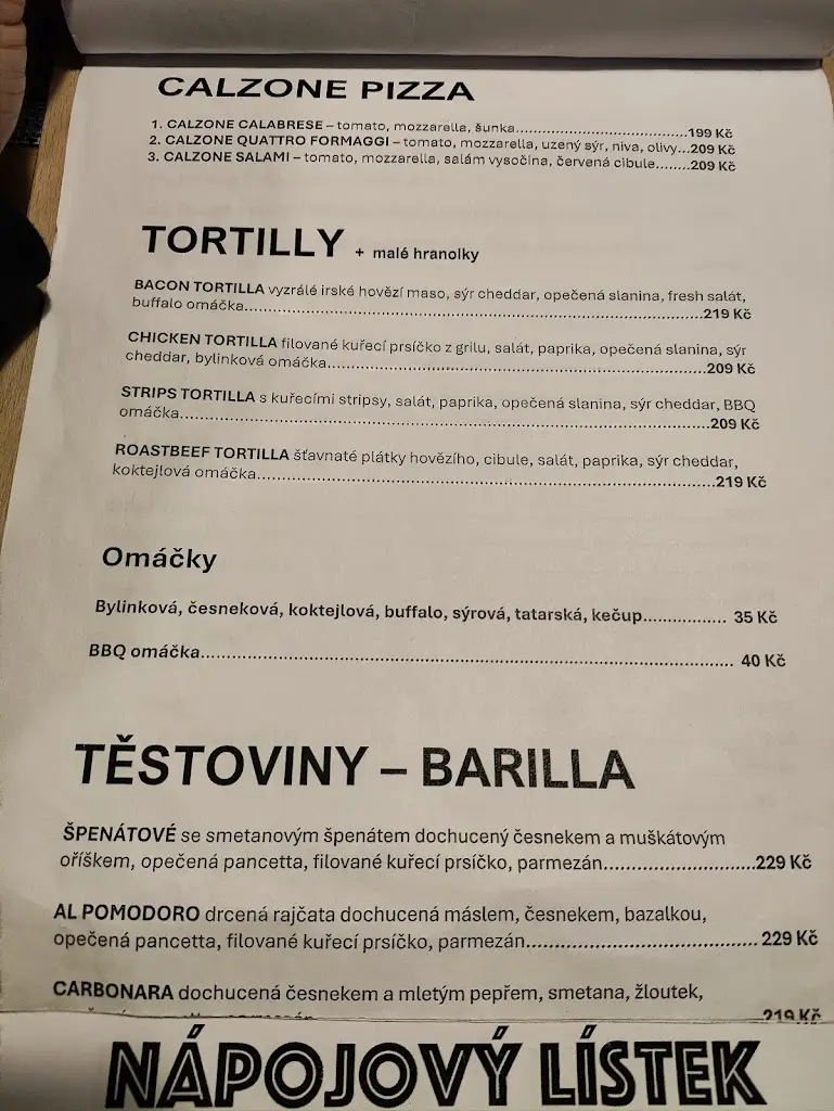 Menu_Restaurace Na hradbách_Slavkov u Brna_image_1
