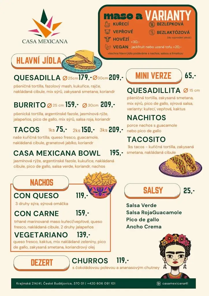 Menu_CASA MEXICANA_České Budějovice_image_1