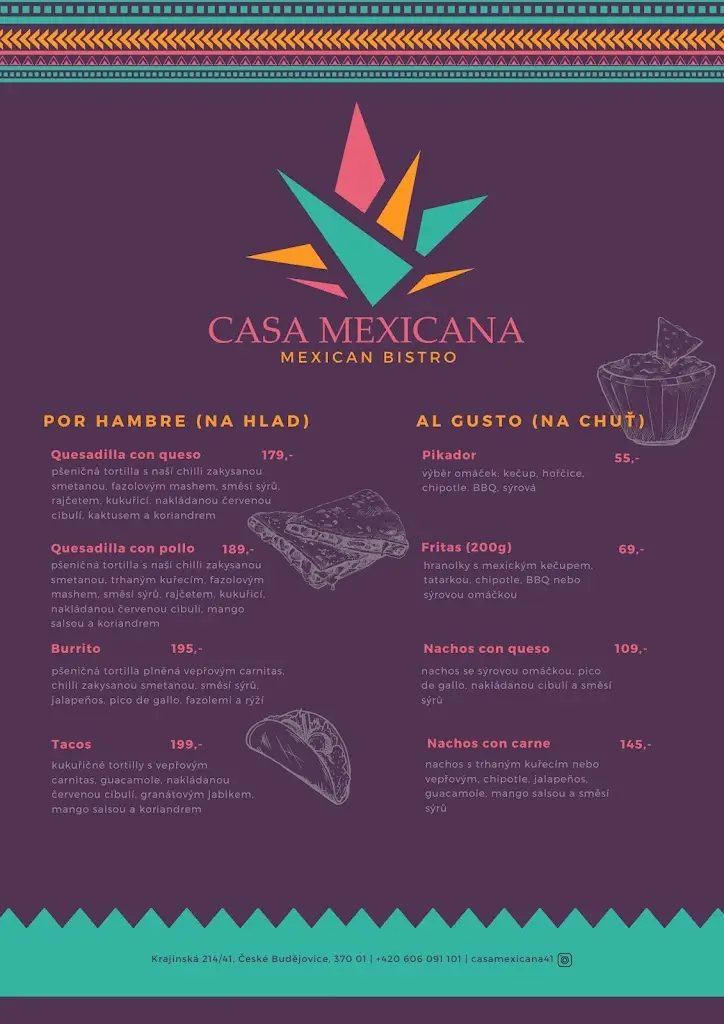 Menu_CASA MEXICANA_České Budějovice_image_2