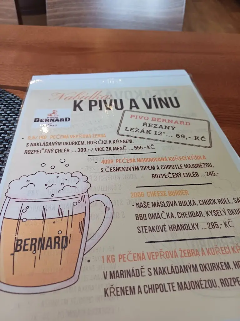 Menu_Bernard Bar Slepičák_Suchohrdly_image_3