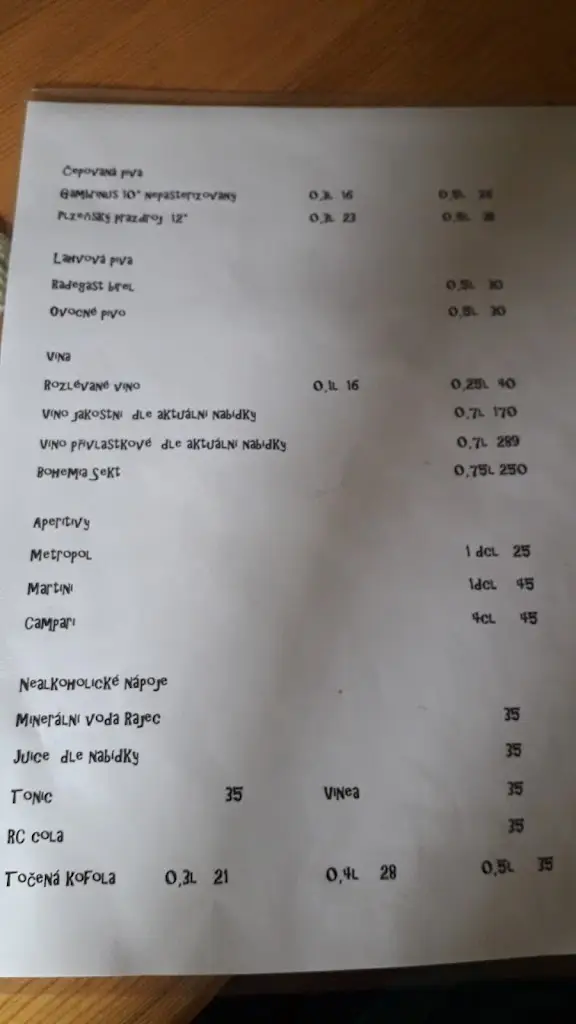 Menu_Hospůdka pod Květnicí_Tišnov_image_2