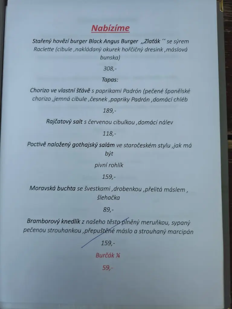 Menu_Restaurace Albero valtice_Valtice_image_3