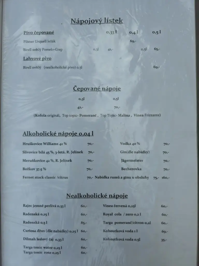 Menu_Restaurace Albero valtice_Valtice_image_4