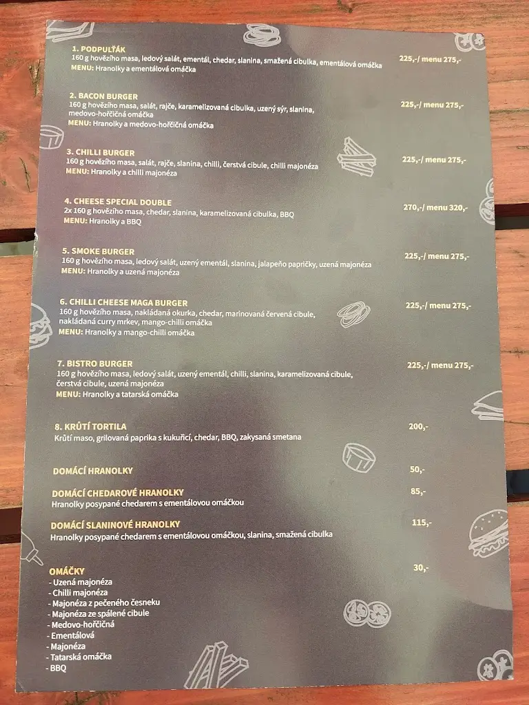 Menu_Burger Bistro Na Zahradě_Velké Bílovice_image_3